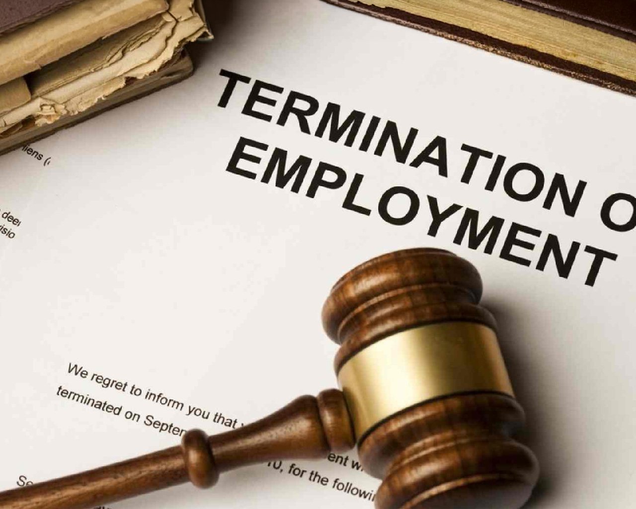 HR manager reviewing termination procedures in UAE